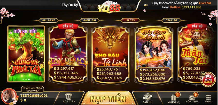game slots YO88