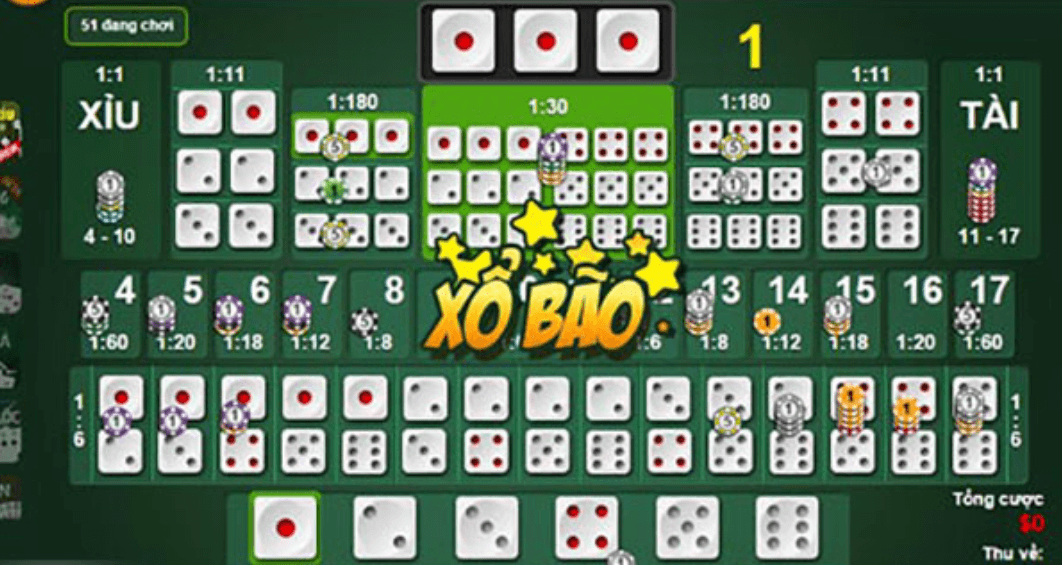 Thuật ngữ tài xỉu: Xổ bão